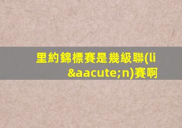 里約錦標賽是幾級聯(lián)賽啊